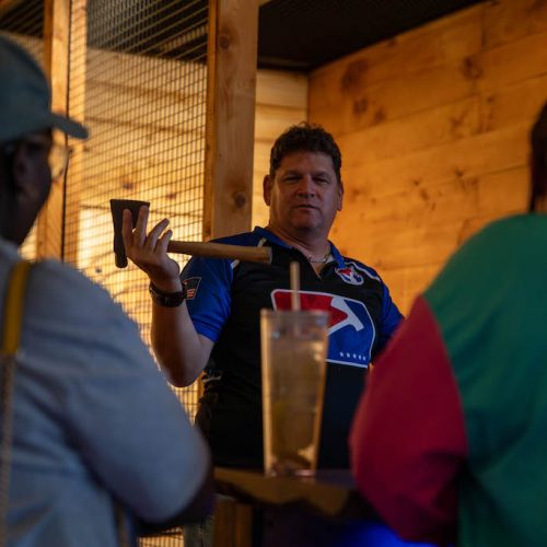Epic Axe Throwing Tom Knapp safety first